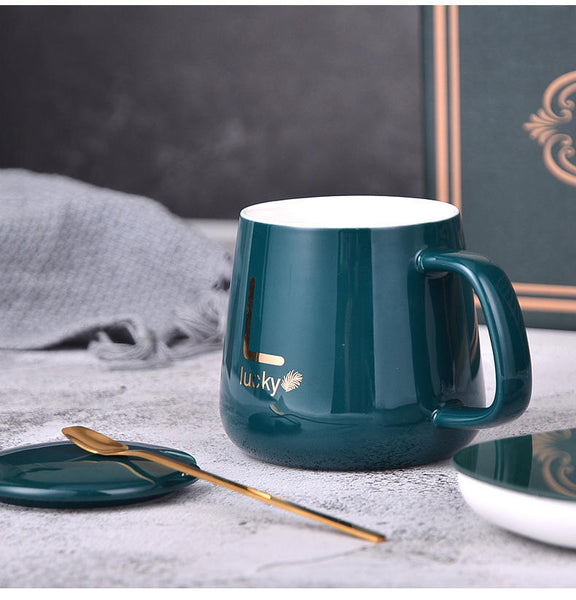 Vacuum Flask Thermos Cup & Luxury Coffee Mug Table Top USB