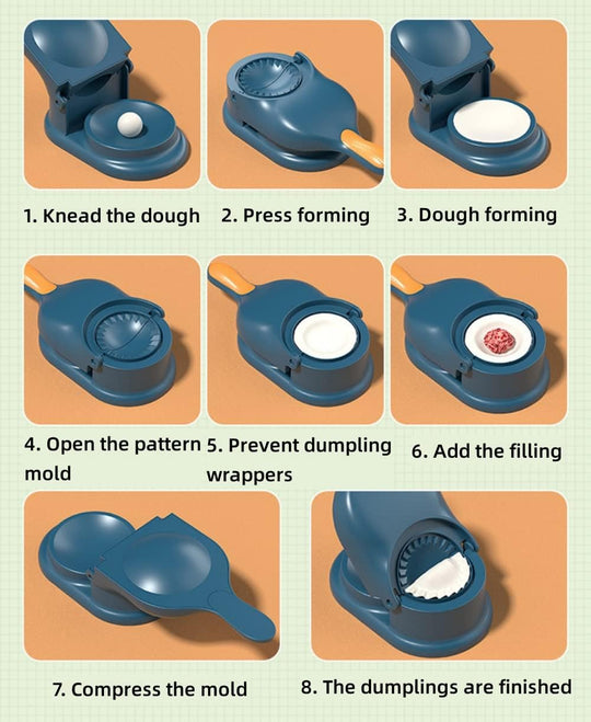 Efficient Dumpling Skin Maker Mould Home Manual Tool