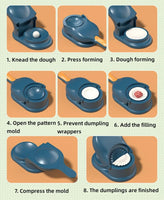 Efficient Dumpling Skin Maker Mould Home Manual Tool(10 Pack)