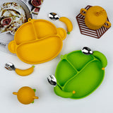 Plate with Bottom & Baby Fruit Food Feeder