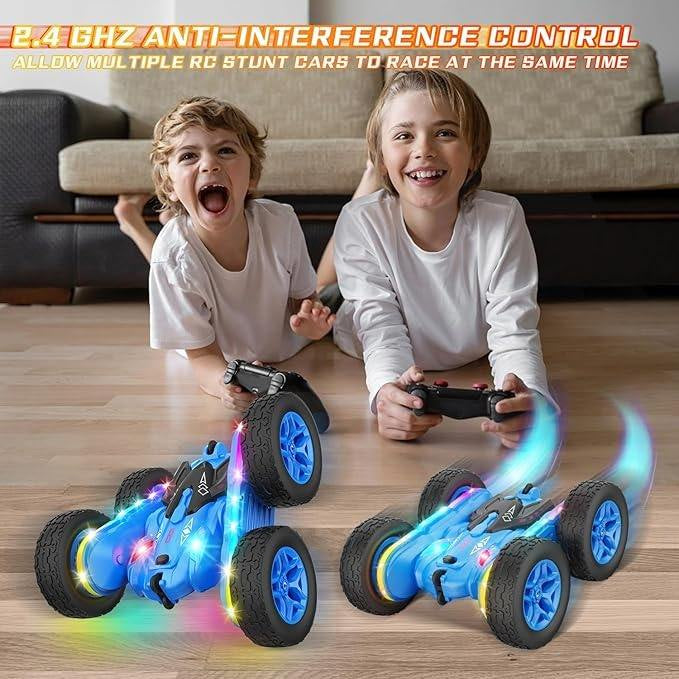 Double-Sided 360° Rotating 4WD Remote Control Car Rc Cars Stunt Toys Gift