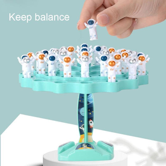 Children's Balance Astronaut Balance Tree Folding Happy Intelligence Early Education Decompression Game Table Battle, Decorating Characters