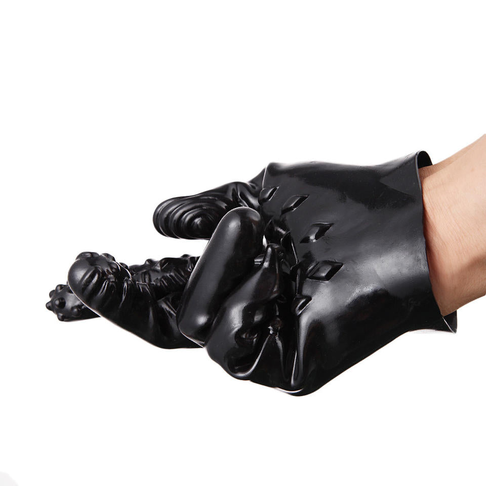 Hand Gloves making fun for big people playtime & Bang her Vibe with Frisky Finger Combo Pack