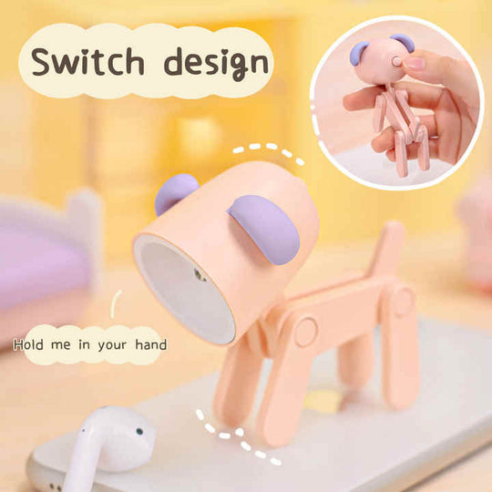 Creative Cute Mini Puppy Movable Phone Holder