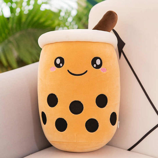 Plush Boba Tea Cup Toy Figurine Toy(Bulk 3 Sets)