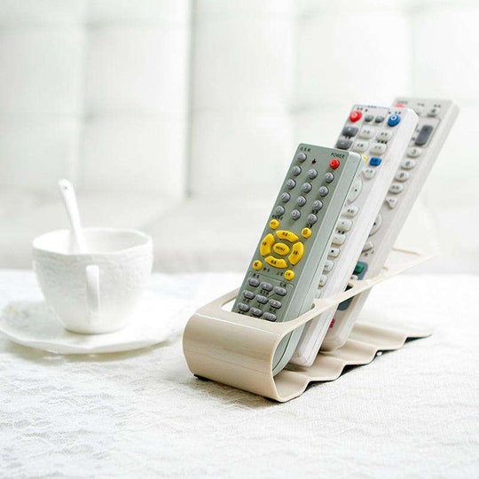 Four Grid Table Remote Controller Container Remote, Remote Holder for Table Tv Mounts Controller Holder Remote Tv Remote Holder Remote Rack Bracket