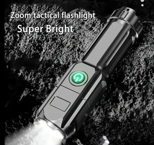 Powerful LED Flashlight Tactical Flashlights Rechargeable Waterproof Zoom Fishing Hunting(Bulk 3 Sets)