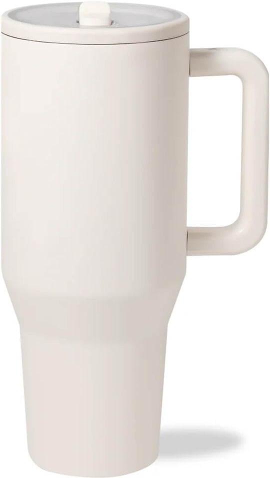 Stainless Steel Tumbler with Handle Straw Vacuum Insulated