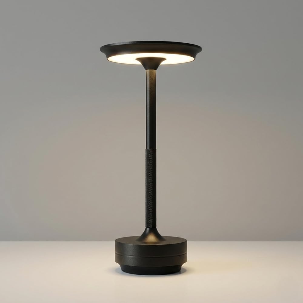 Portable Cordless LED Table Lamp | 6000mAh Rechargeable Battery Stepless Dimming (MOQ 10 Sets)
