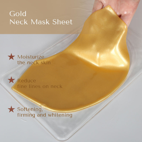 Gold 24k collagen neck mask sheet patch Moisturizer lifting anti wrinkle