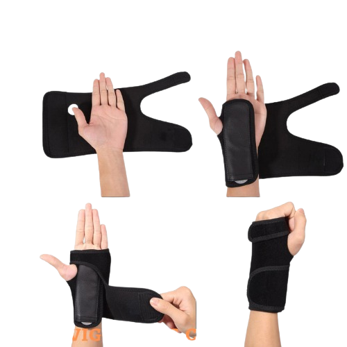 Hand Thumb Support Wrist Brace & Ankle Silicone Gel Heel Pad Pack