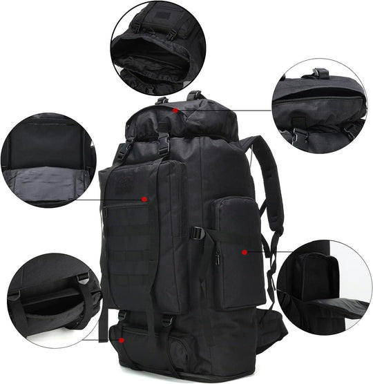 High Quality Outdoor Large-Capacity Equipment Camouflage Waterproof Professional Hiking Backpack