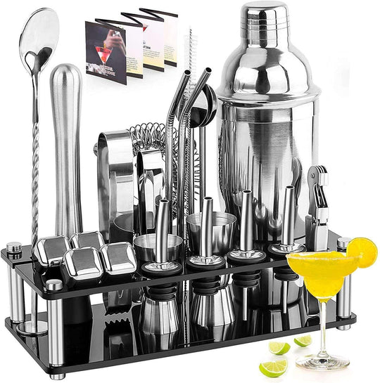 Gift 23-Piece Stainless Steel Bartender Kit & Camping Coffee Mug With Buckle  Pack(10 Pack)