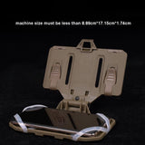Navigation Board Chest Mount Foldable Tactical Vest Chest Rig Phone Holder, Molle Plate Carrier Pouch(Bulk 3 Sets)