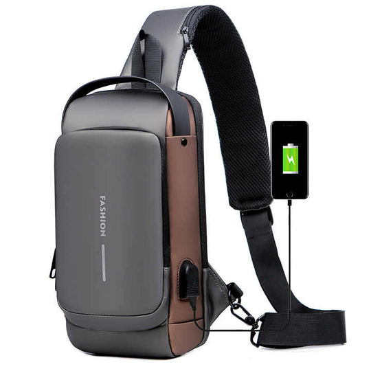 Anti-theft waterproof sports leisure multi-functional messenger business waist men chest