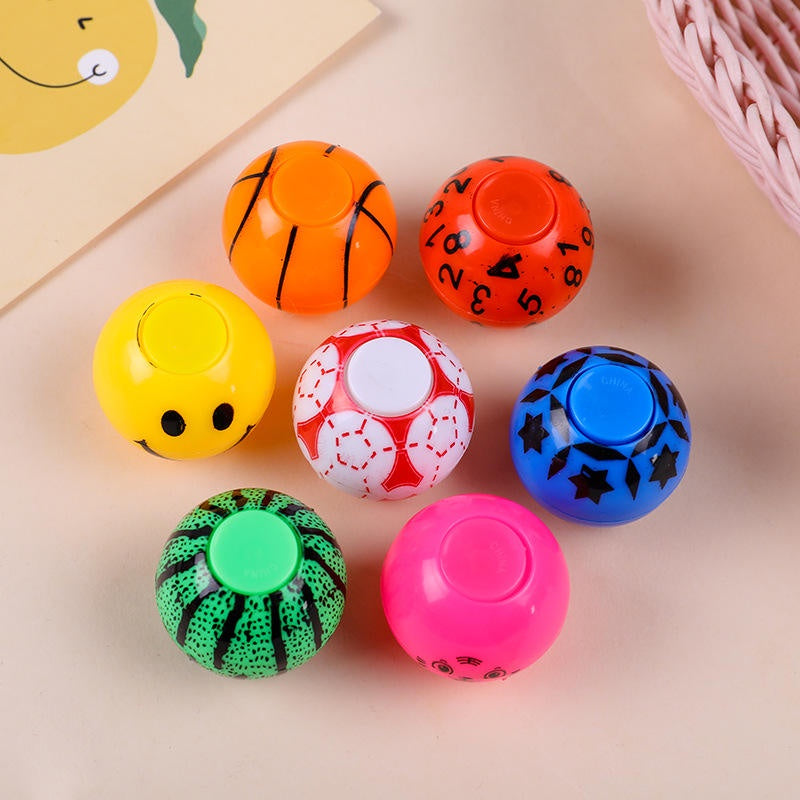 Fidget Spinner Balls Fidget Toys Mini Soccer Ball toy Plastic Football Hand Spinners Balls Toys(Bulk 3 Sets)