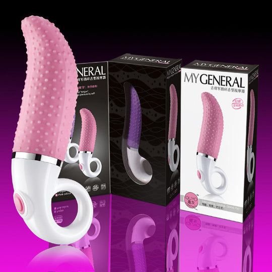 Honey Tongue Clitty Ring Holder Stimulator Toy Massager