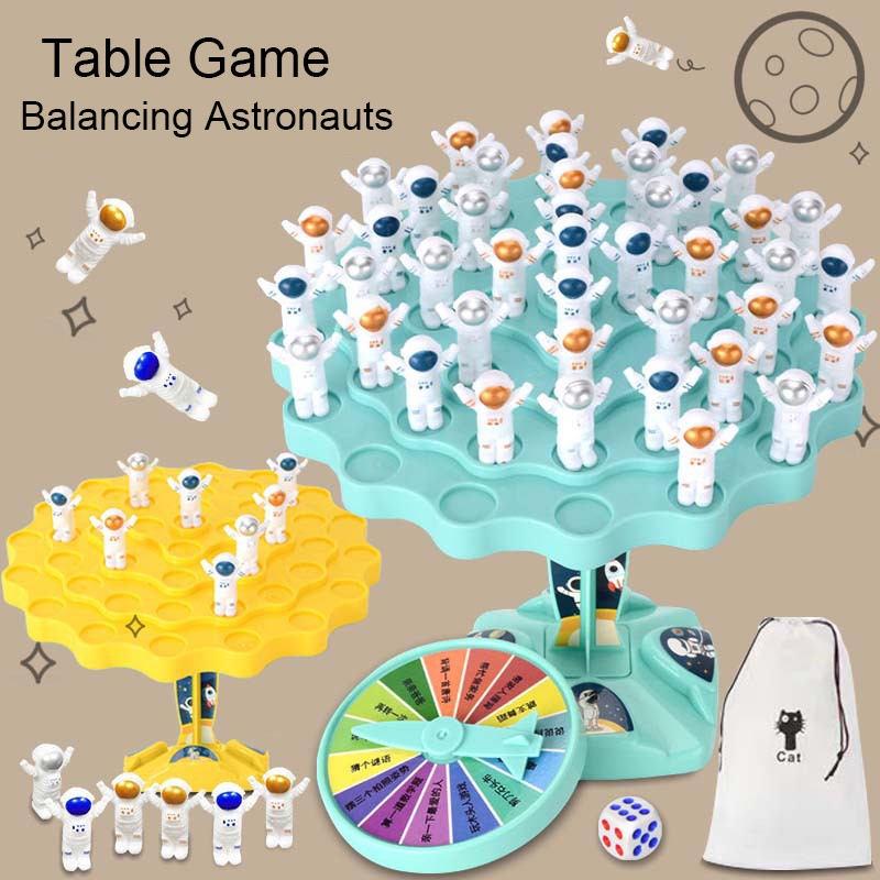 Children's Balance Astronaut Balance Tree Folding Happy Intelligence Early Education Decompression Game Table Battle, Decorating Characters