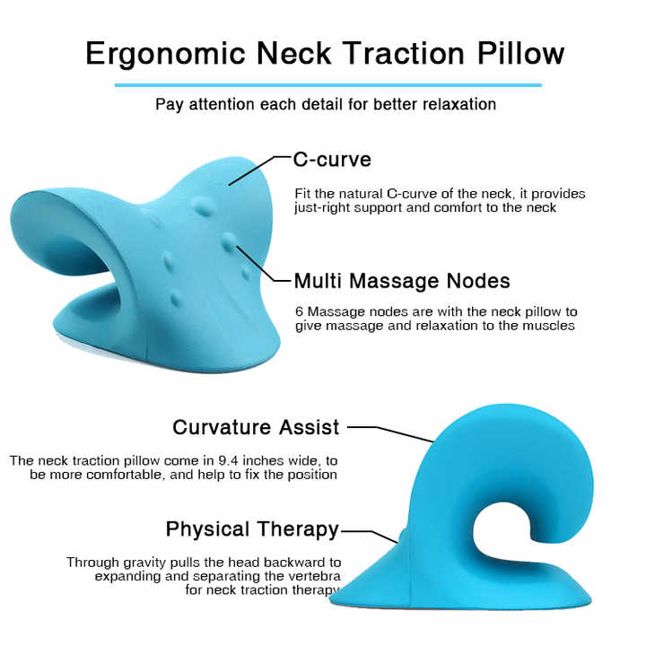 Natural Neck Stretcher Pain Relief Shoulder Stretcher Cervical Traction