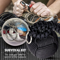 Outdoor camping accessories survival pack emergency gear tools pocket survival kit(Bulk 3 Sets)