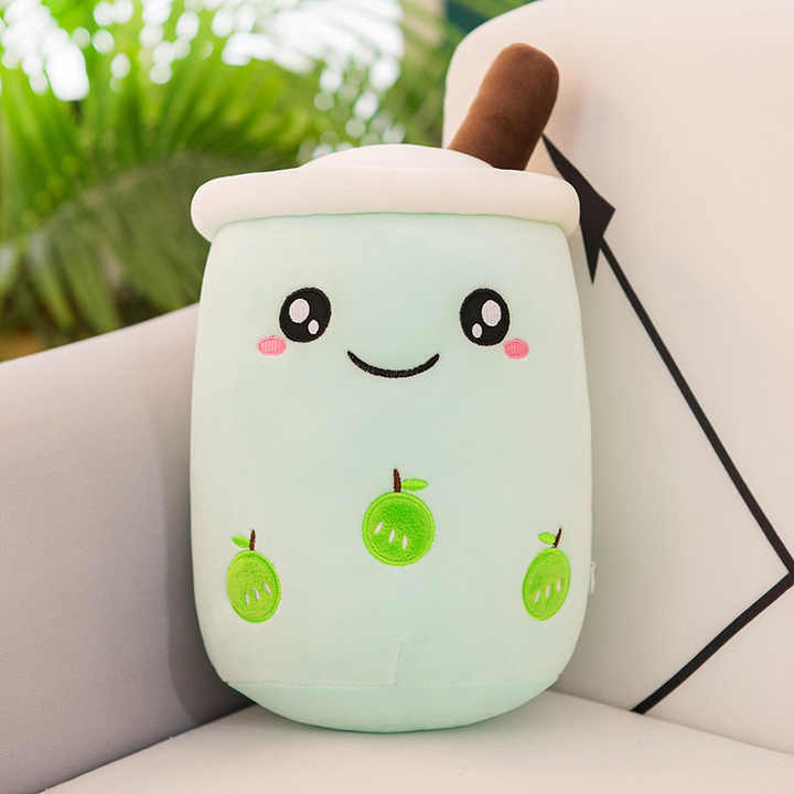 Plush Boba Tea Cup Toy Figurine Toy(Bulk 3 Sets)