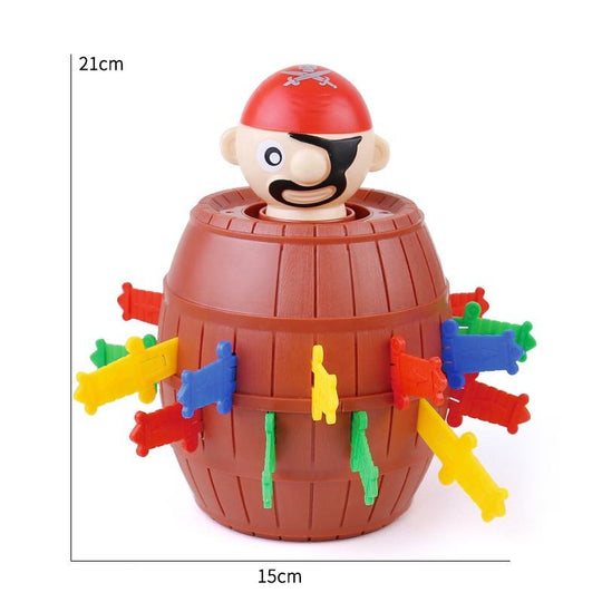 Pirate Barrel Game Pirate Funny Barrel Novelty Toy Bucket Lucky