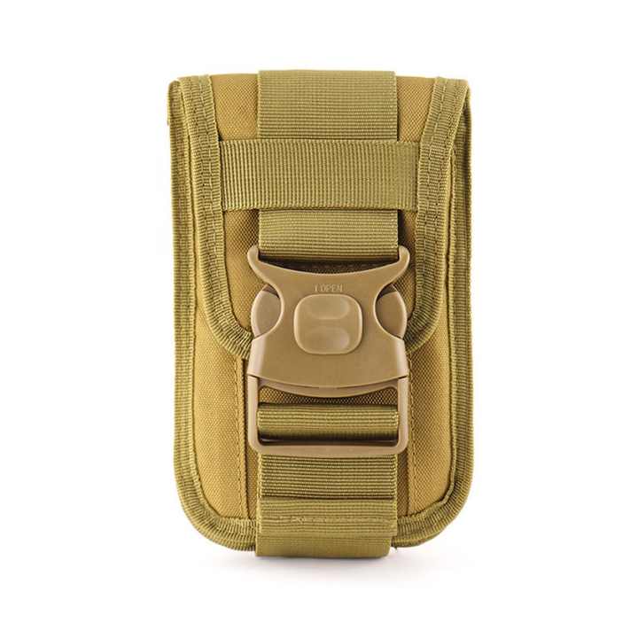 Universal Compact Nylon Waist Bag Pouch Fasten Lock Card Holder Organizer Combo Gear Keeper, Outdoor EDC Sport Nylon Phone Case Hunting Molle Pouch