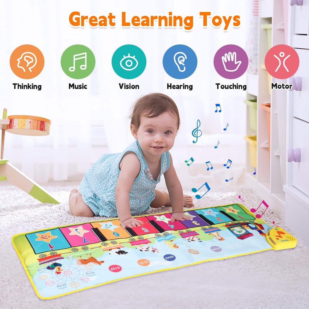 Children's Piano Music Blanket Interactive Early Education Dance Mat A Variety of Musical Educational Toys