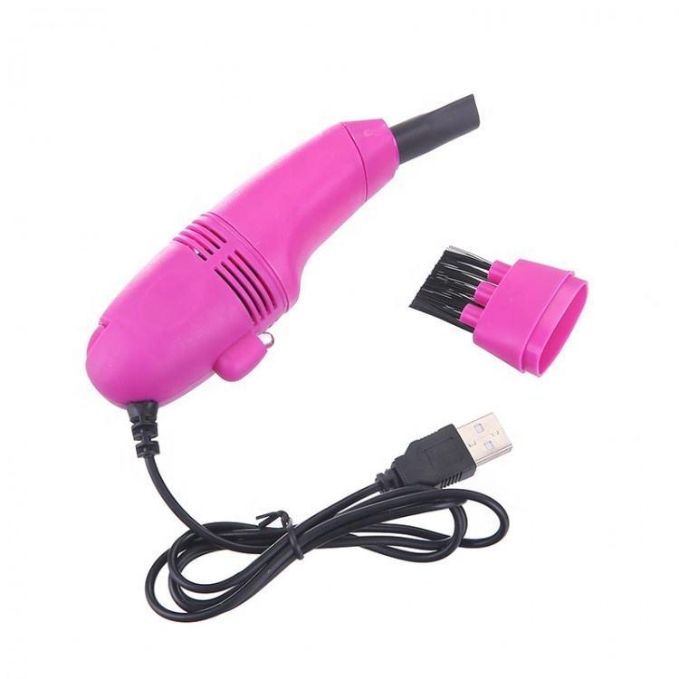 Miniature USB Cleaner with Smooth Dust Brush Suction Holes