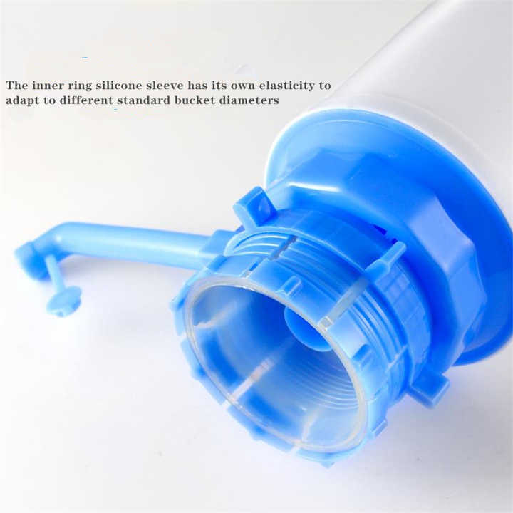 Hand Press Large Bottle Dispenser Mini Portable Plastic 19litter 20L Litre 5 Gallon Desktop Blue(10 Pack)