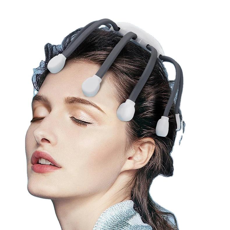 Head Massager electric scalp machine daul vibrating head massage octopus(Bulk 3 Sets)