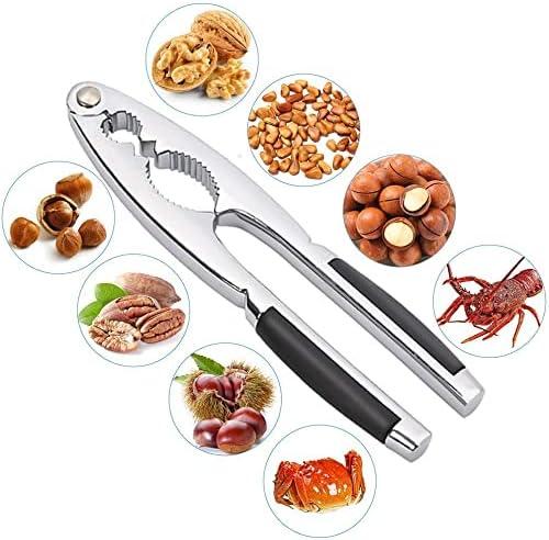 Nut Cracker for All Nuts Kitchen Gadgets Tool Sheller Walnut Opener Plier Alloy Opener Nutcracker Seafood Pistachio Cuter Kitchen Accessories