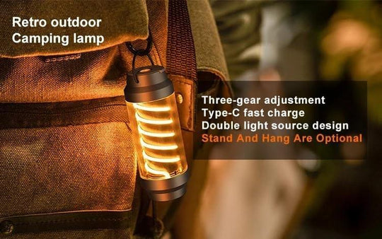 Rechargeable Camping Lantern,LED Tent Light,Bright Flashlight,3 Light Modes,IP44 Waterproof,for Hurricane Emergency,Hiking,Camping,Backpacking,Fishing(10 Pack)