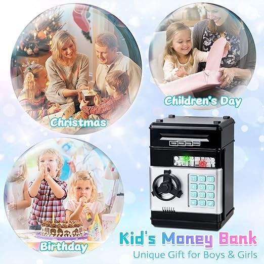 Best Gift Piggy Bank Electronic Mini ATM for Kids(10 Pack)