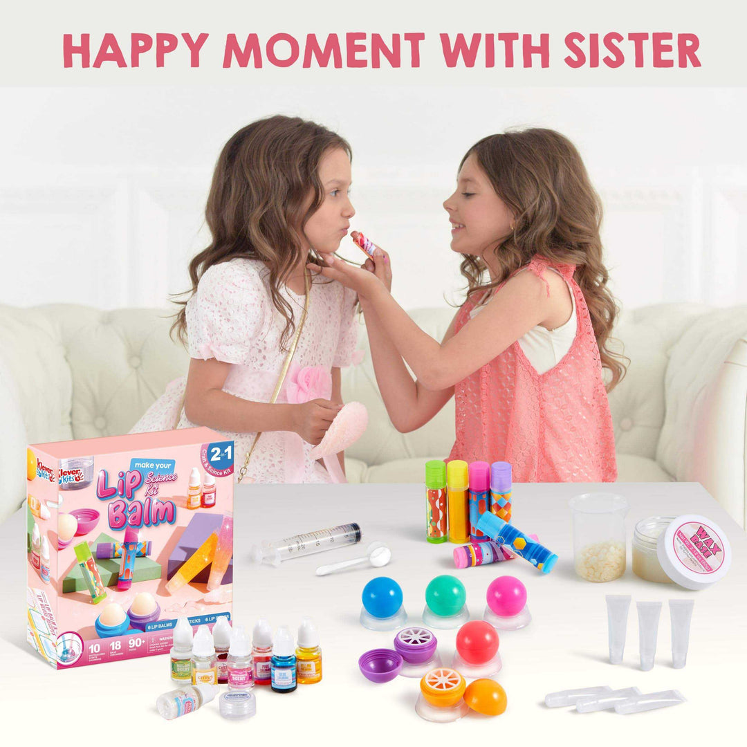 DIY Making Kit for Kids, Make Your Own Lip Balm, DIY Lip Gloss Set for Kids