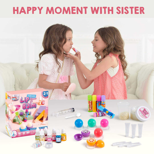 DIY Making Kit for Kids, Make Your Own Lip Balm, DIY Lip Gloss Set for Kids