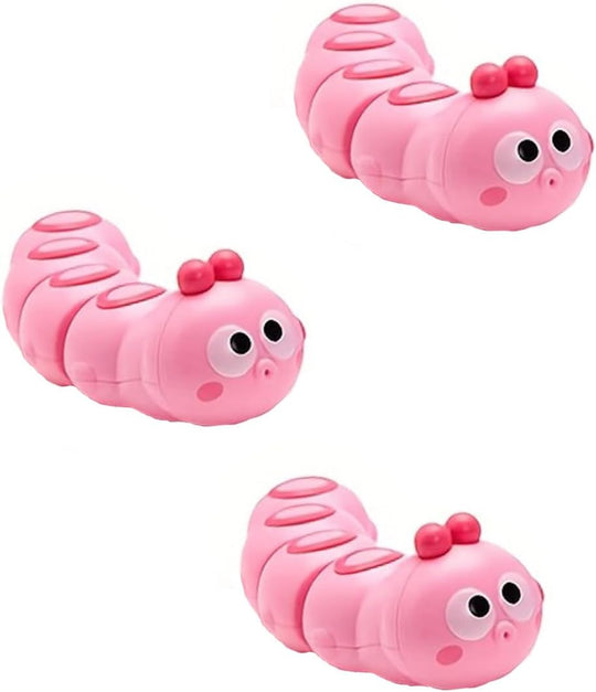 Wind-Up Caterpillar Toy - Mechanical Crawling Insect, Educational STEM Kids Toys for Toddlers (MOQ 10 Sets)