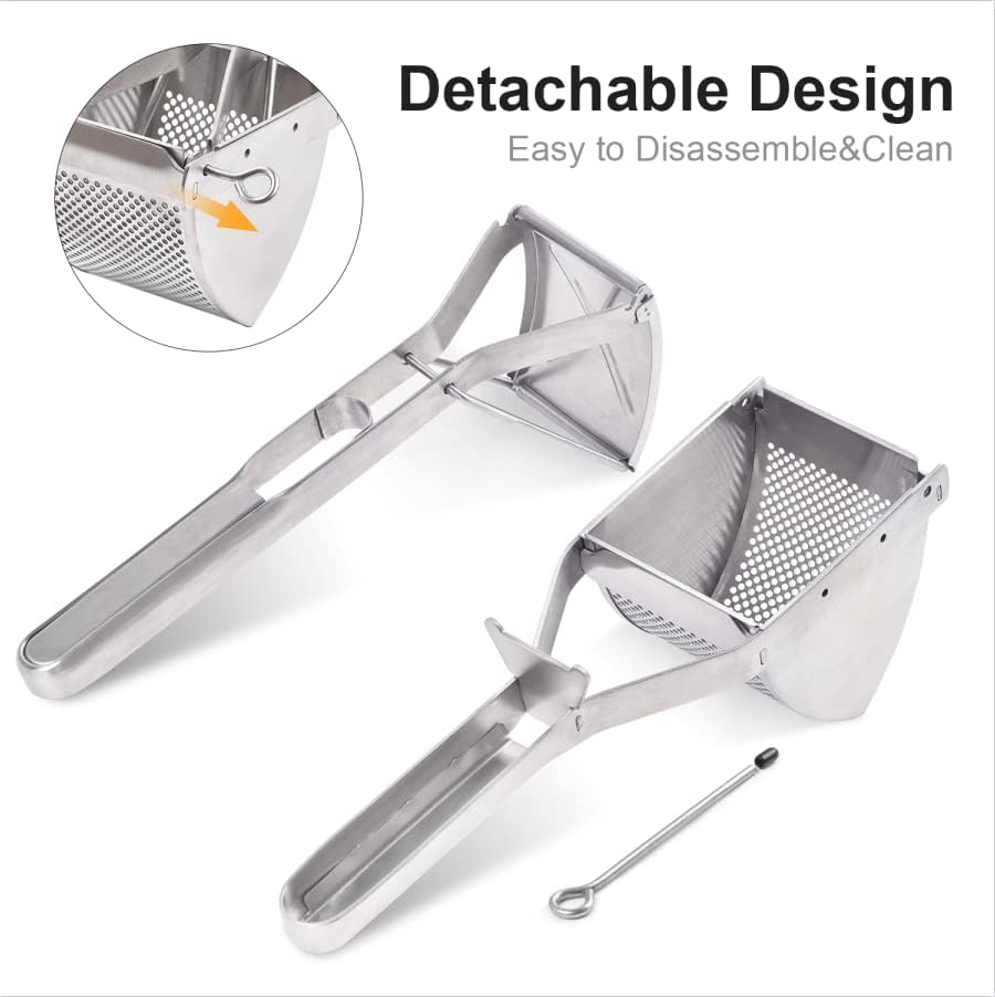 Potato Ricer Triangle Stainless Steel Potato Masher (MOQ 10 Sets)