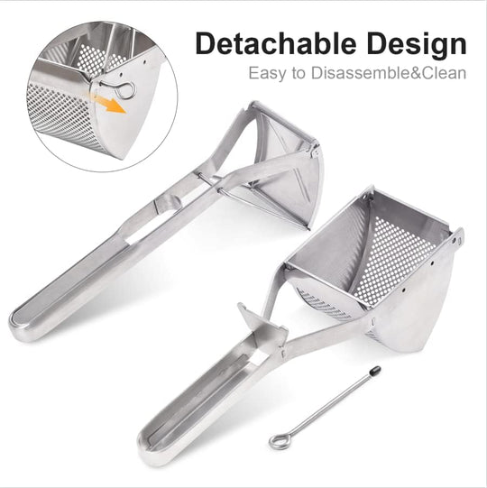 Potato Ricer Triangle Stainless Steel Potato Masher (MOQ 10 Sets)
