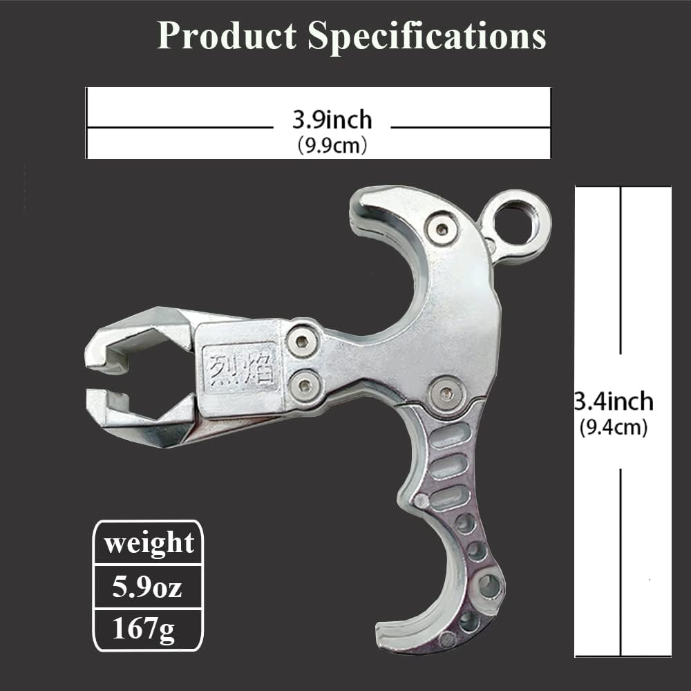 Stainless Steel Handheld Slingshot Release Grip Fish Dart Catapult Trigger Ball