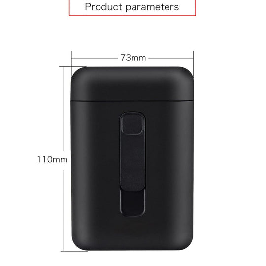 Large Portable Pack 20 Regular Size Cigarettes Box Holder Built in Lighters 2 in 1