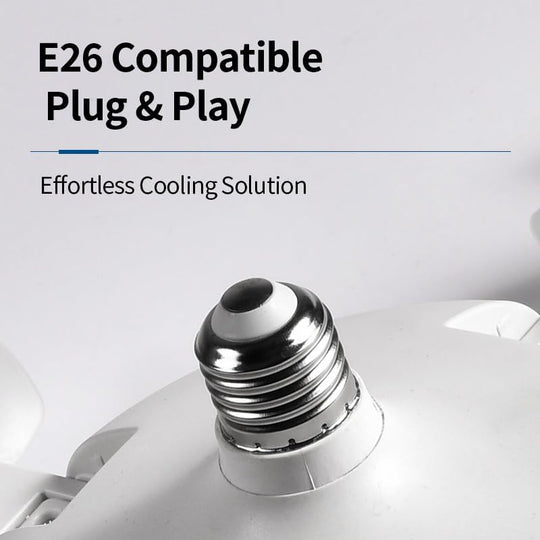 Plug-in Smart Ceiling 4 Blades Fan with Remote, 60W 3-Color Dimmable LED (MOQ 10 Sets)
