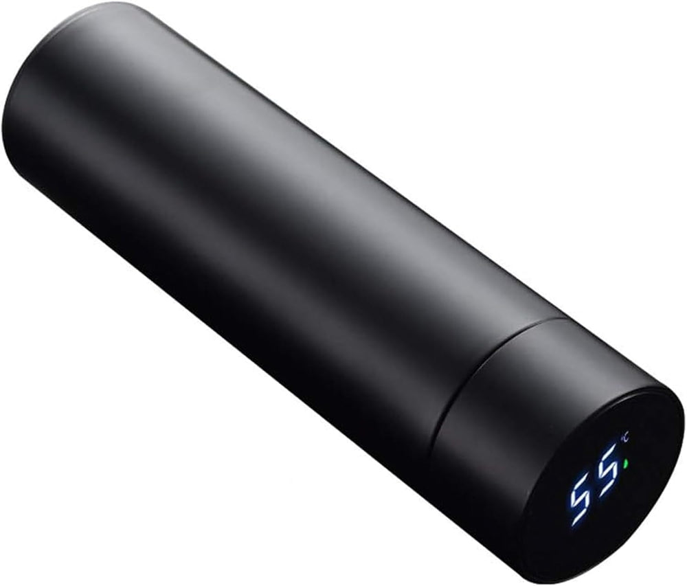 Steel Vacuum Flask,Travel Mug with Smart LCD Touch Screen, Keep Hot Or Cold (MOQ 10 Sets)