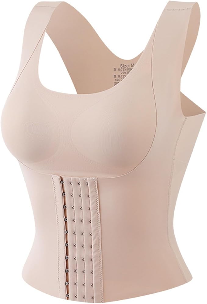 Shapewear Bra 4-in-1 Waist Buttoned Bra Shapewear Waist Trainer Bra Women Reducing Girdle Posture