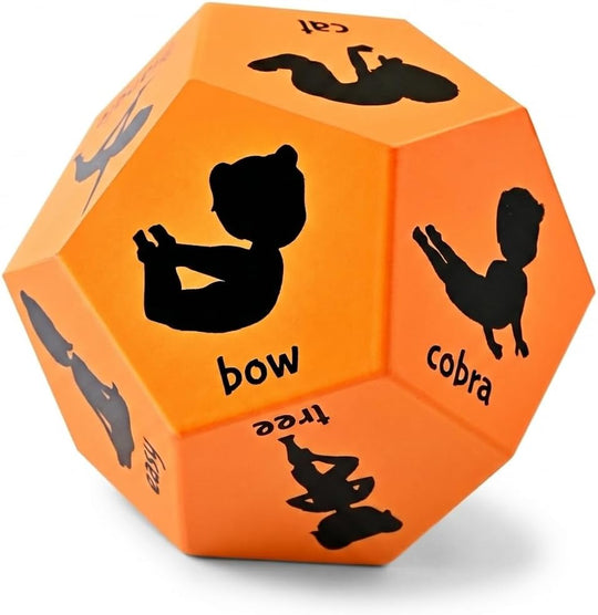 Exercise Dice for Kids,12-Sided Giant Foam Yoga Dice Games for Indoor and Outdoor