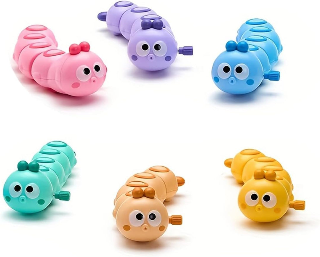 Wind-Up Caterpillar Toy - Mechanical Crawling Insect, Educational STEM Kids Toys for Toddlers (MOQ 10 Sets)