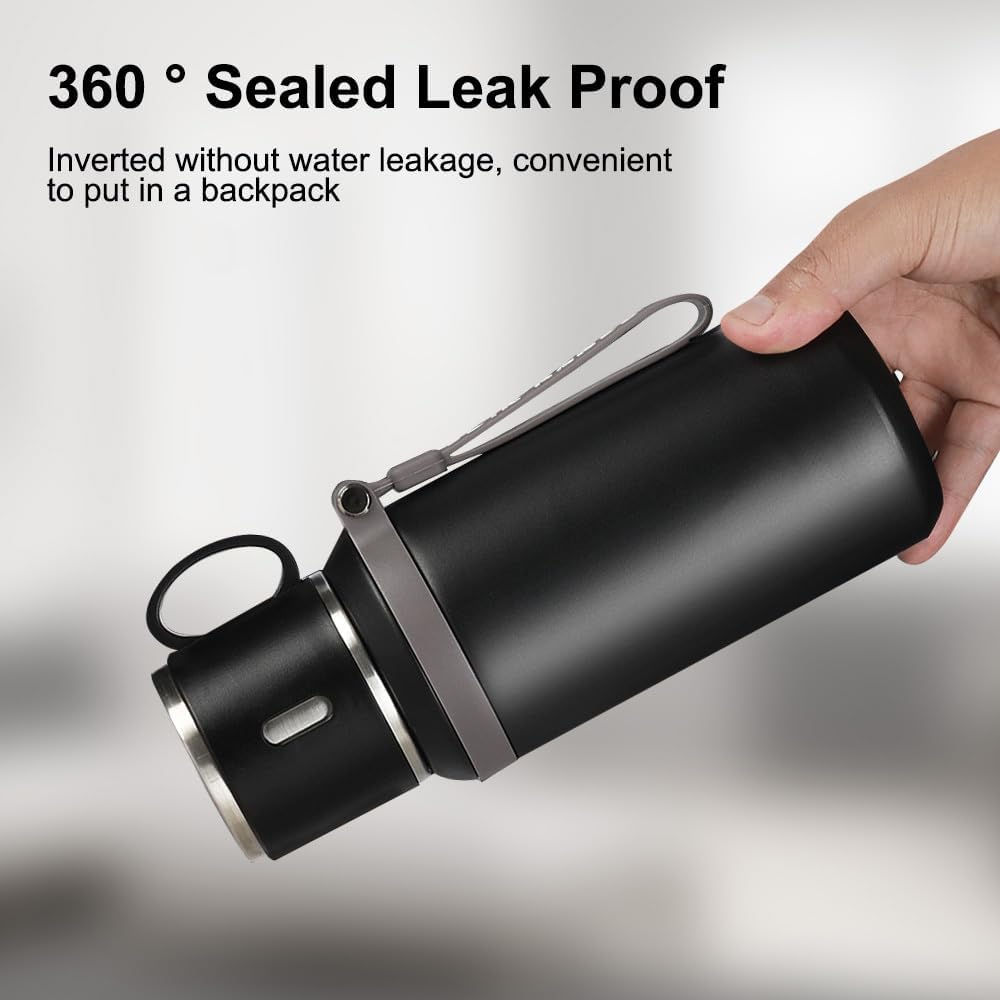 Stainless Steel Thermos Bottle Leakproof Insulated Water Bottle