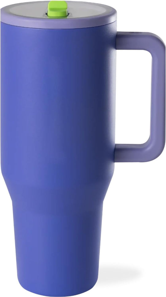 Stainless Steel Tumbler with Handle Straw Vacuum Insulated
