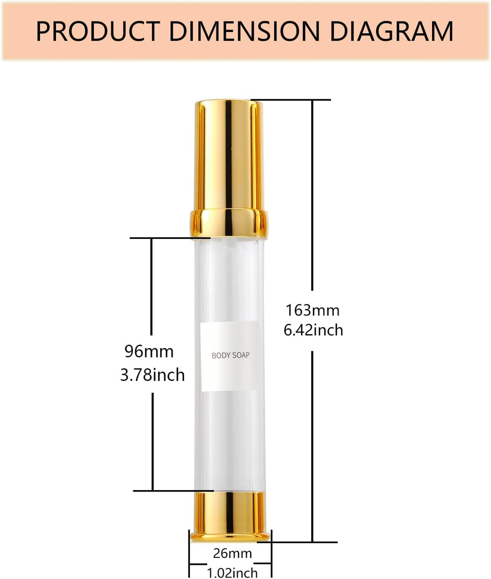 Vacuum Bottles for Liquids Refillable Empty Cosmetic Pump (MOQ 10 Sets)