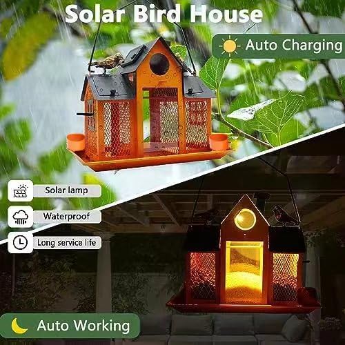 Metal Wild Bird Feeder for Outdoors, Large Cardinal Bird Feeder Birdhouses (MOQ 10 Sets)